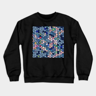 Painted Glass of Abstract Lines Of Soft Colors Crewneck Sweatshirt